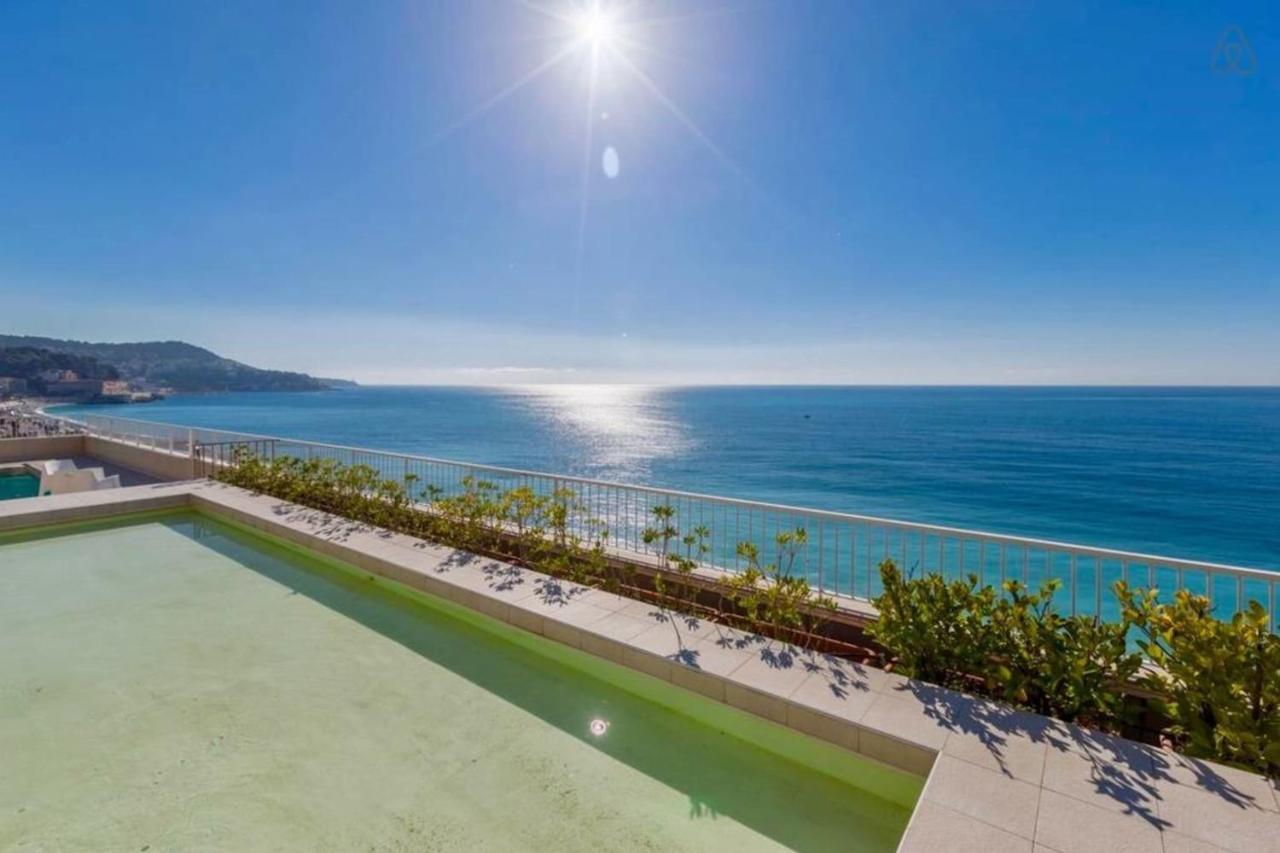 Апартаменти Royal Promenade Pool Terrace With Sea View Ніцца Екстер'єр фото