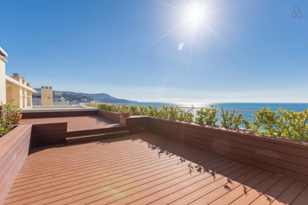 Апартаменти Royal Promenade Pool Terrace With Sea View Ніцца Екстер'єр фото
